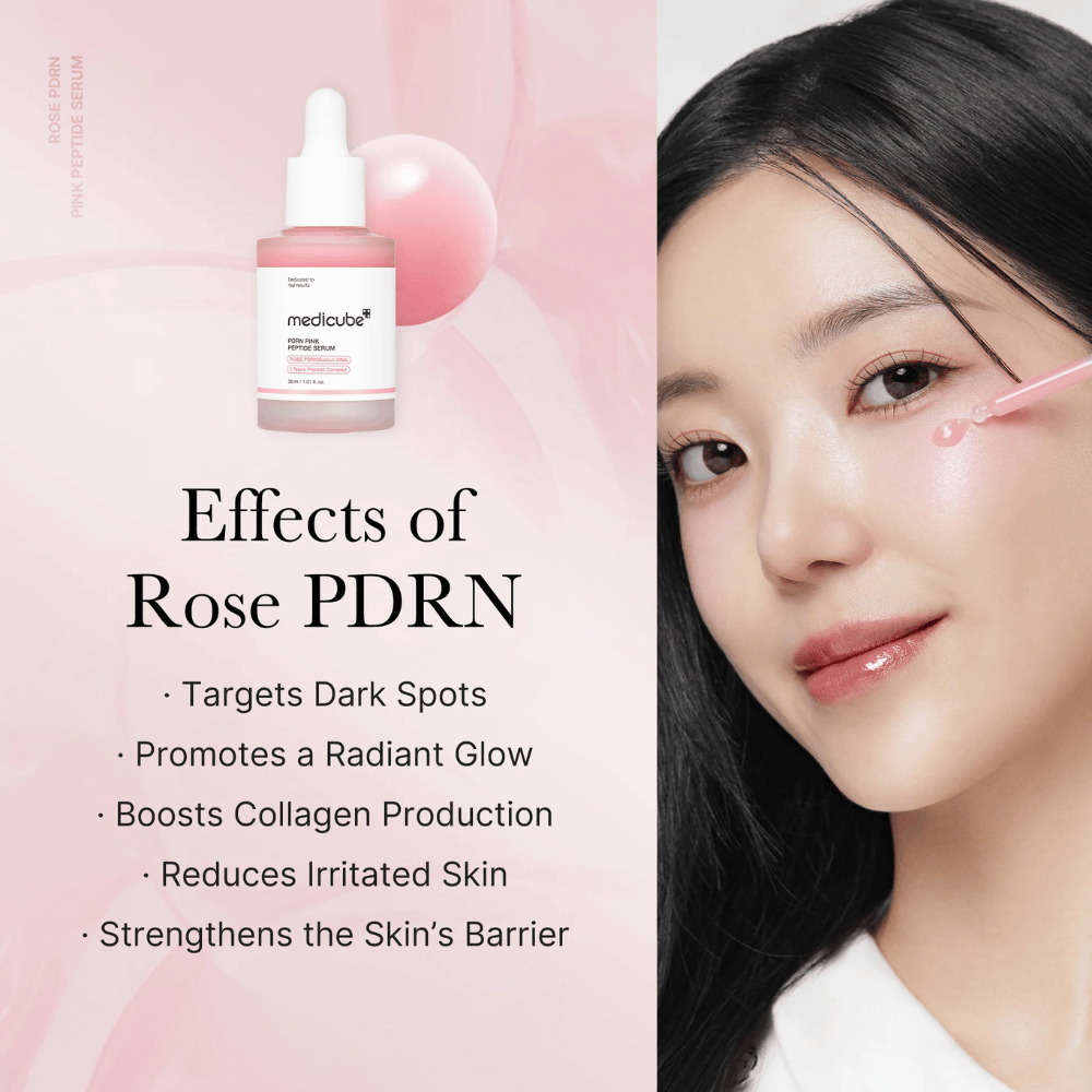 Vaikutukset Medicube Rose PDRN Pink Peptide Serum

🌟 Vähentää tummia läiskiä
✨ Antaa iholle säteilevää hehkua
💖 Stimuloi kollageenin tuotantoa
🌿 Rauhoittaa ärtynyttä ihoa
🛡️ Vahvistaa ihon suojaa

Täydellinen tasaisemmalle, kiinteämmälle ja säteilevämmälle iholle!