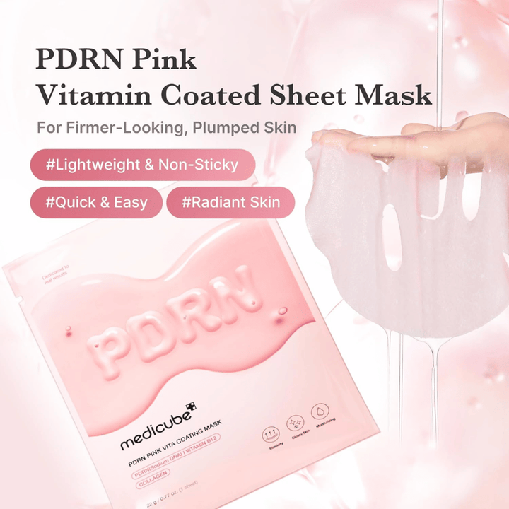 Tuotekuva maskin ja pakkauksen kanssa – painopiste kosteuttavassa Sheet mask-vaikutuksessa sekä kevyessä, ei-tahmaisessa tunteessa.