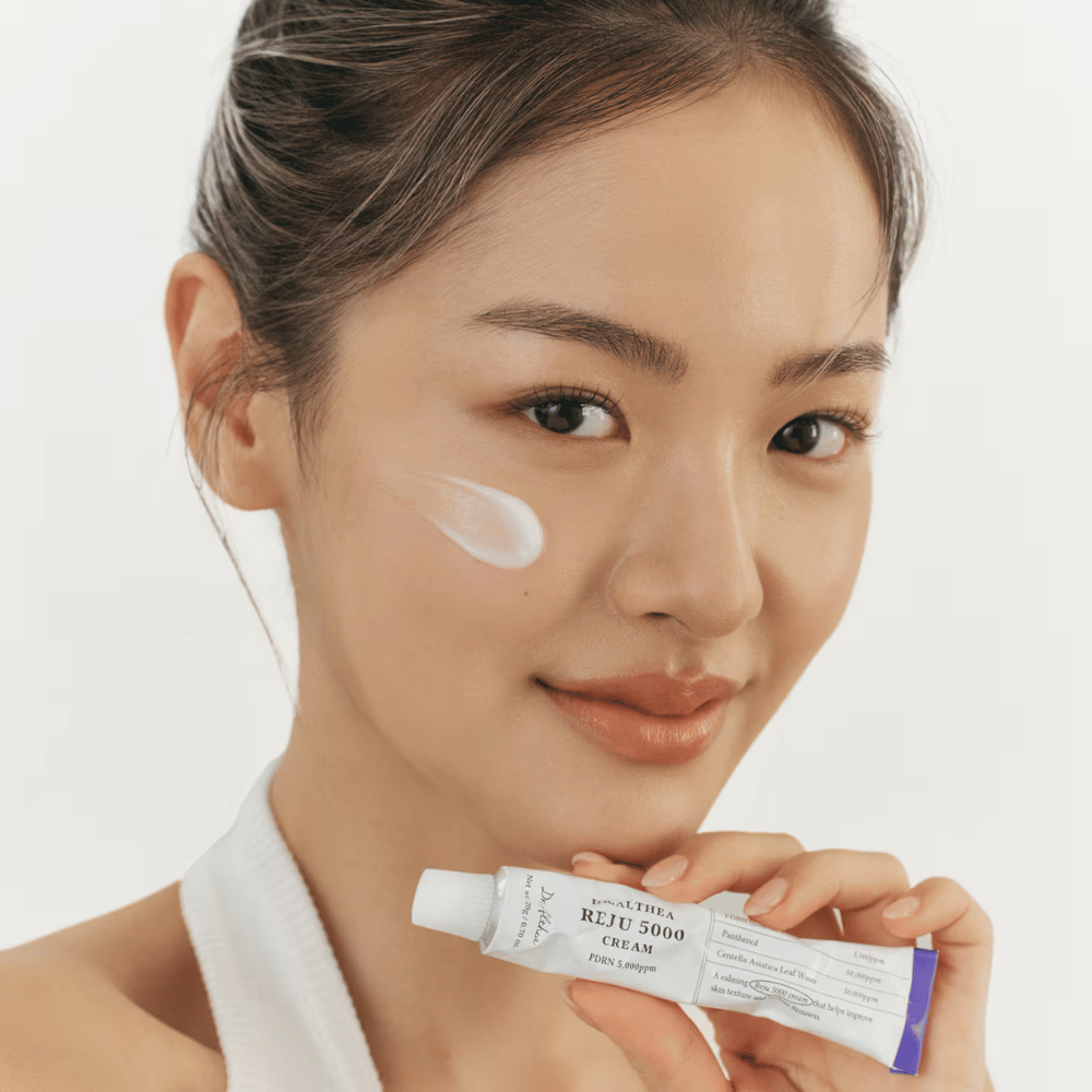 Dr. Althea Reju 5000 Cream PDRN 5000ppm levitettynä iholle – rauhoittava ja suojakerrosta vahvistava kasvovoide herkälle iholle
