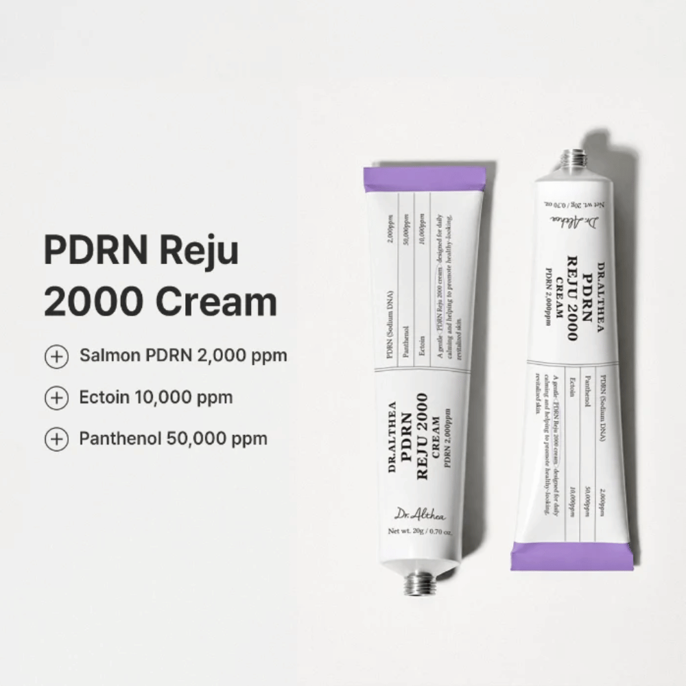 Dr. Althea PDRN Reju 2000 Cream jossa on PDRN, ectoinia ja pantenolia