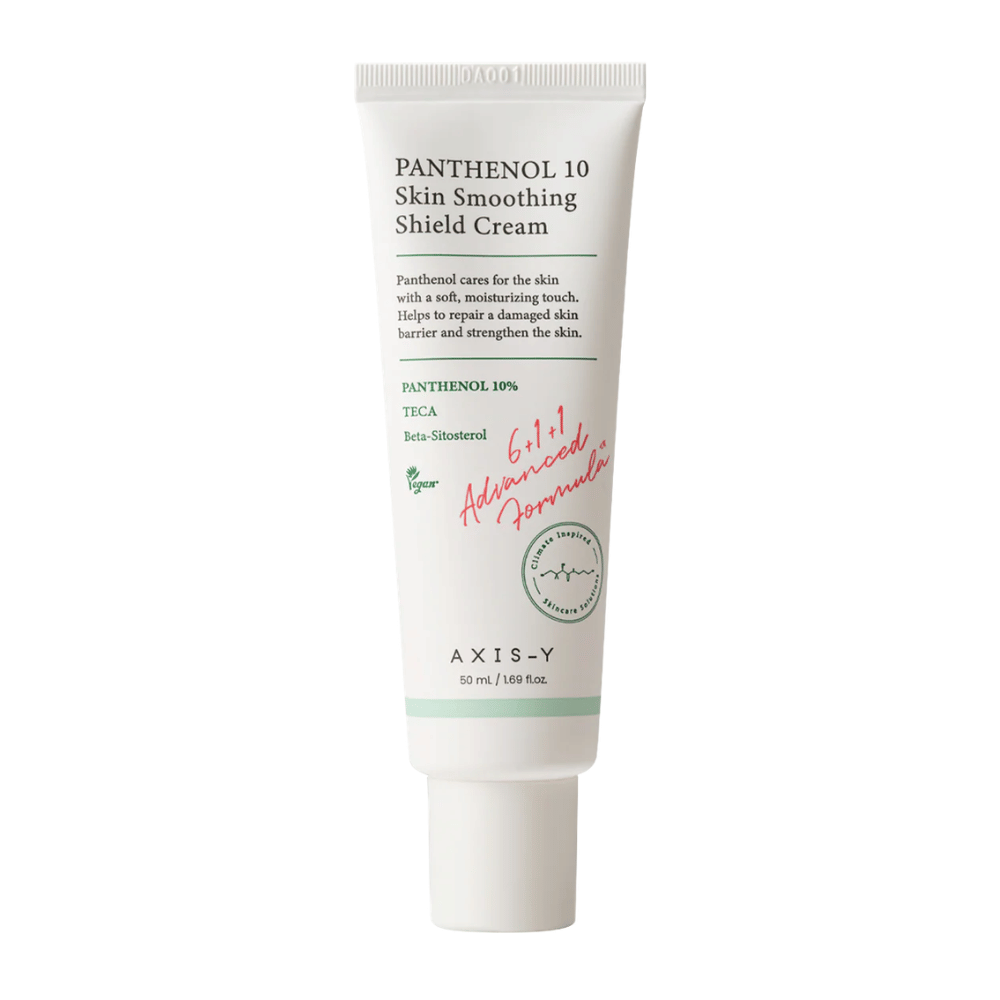 AXIS-Y Panthenol 10 Skin Smoothing Shield Cream 50 ml tuotekuvas valkoista taustaa vasten