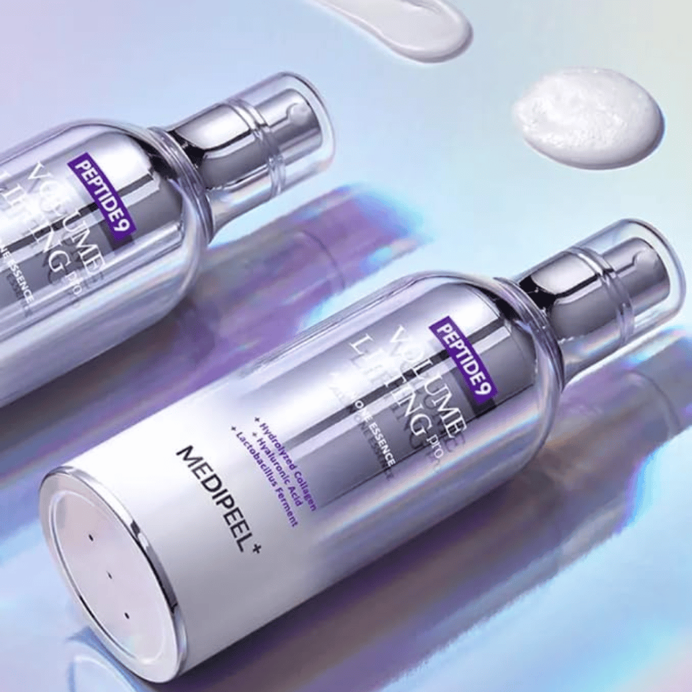 Medi-Peel Peptide 9 Volume Lifting Essence – kosteuttava anti-age-essence peptideillä, joka auttaa antamaan iholle lisää volyymia, hehkua ja kiinteämmän tunteen.