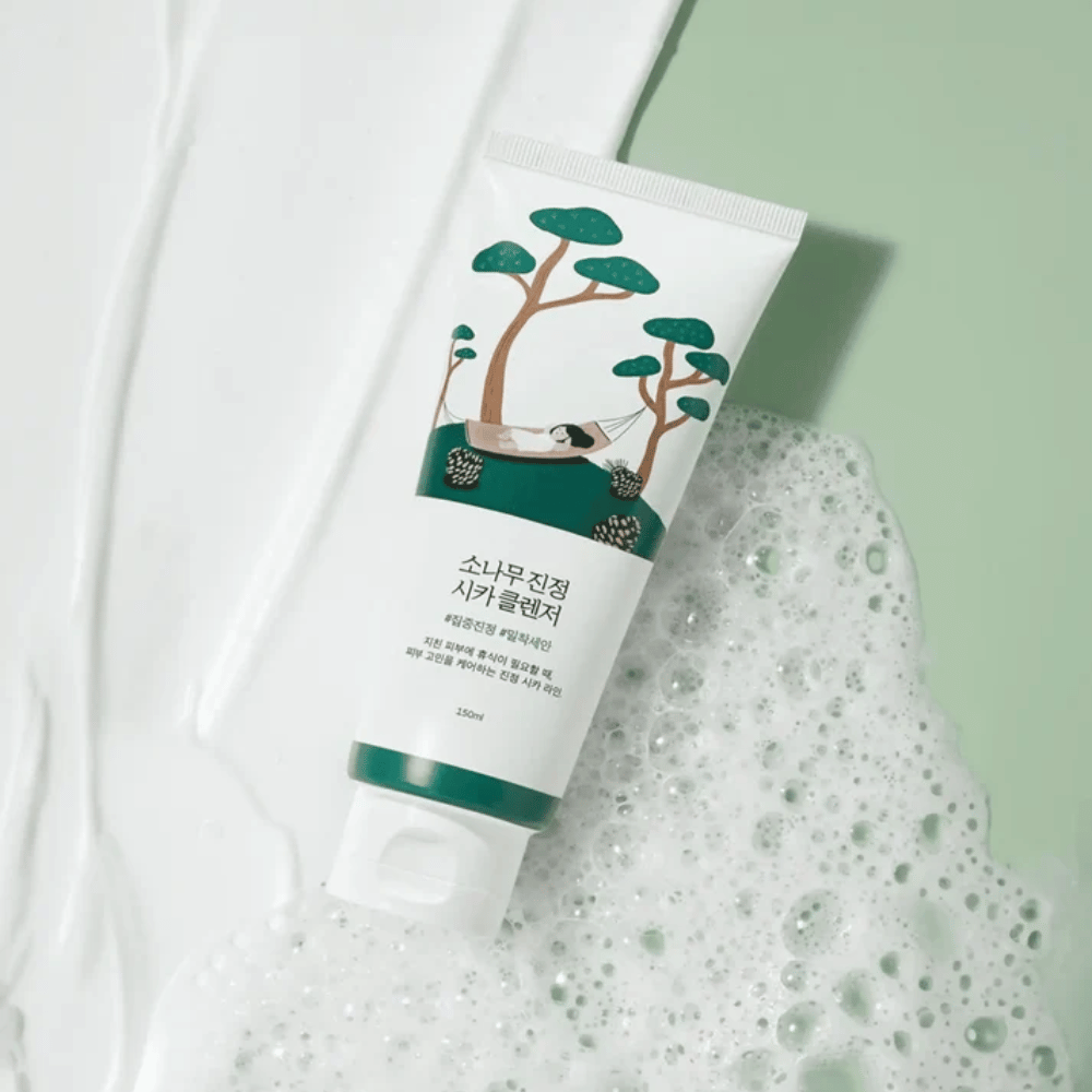 ROUND LAB Pine Calming Cica Cleanser – vaahtoava puhdistusaine puhtaalle ja raikkaalle iholle