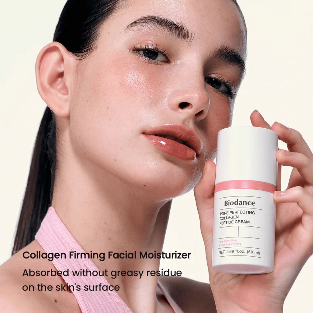 Biodance Pore Perfecting Collagen Peptide Cream 50 ml – kollageenia kiinteyttävä kosteusvoide, joka imeytyy ilman tahmeaa pintaa