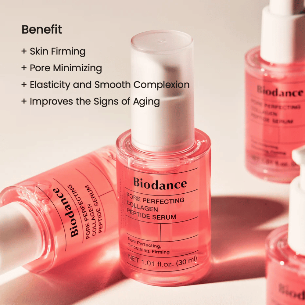 Biodance Pore Perfecting Collagen Peptide Serum 30 ml – kiinteyttävä ja huokosia pienentävä kasvoseerumi.
