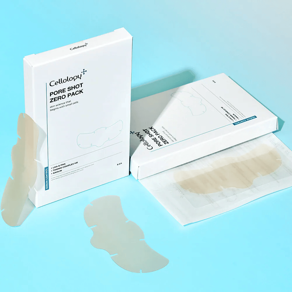 Cellology Pore Shot Zero Pack – huokosia hoitavat laastarit, joissa on LHA:ta, PHA:ta, kaoliinia ja tanniinikompleksi