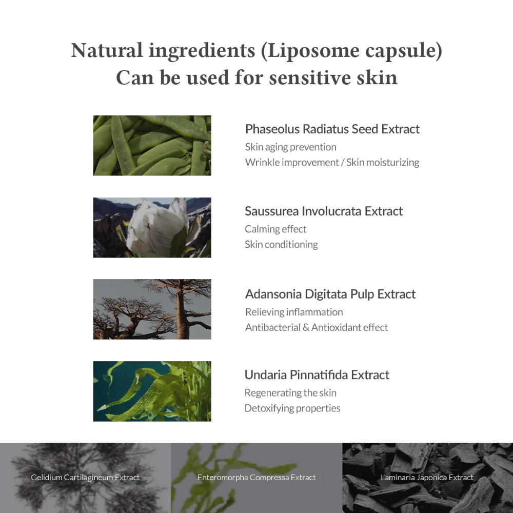 Dr. Althea Premium Quick Step Sebum Cleanser kasvipohjaisilla ainesosilla, kuten Phaseolus Radiatus ja Centella-tyyppiset uutteet, jotka auttavat rauhoittamaan ihoa, vähentämään tulehdusta ja kosteuttamaan.