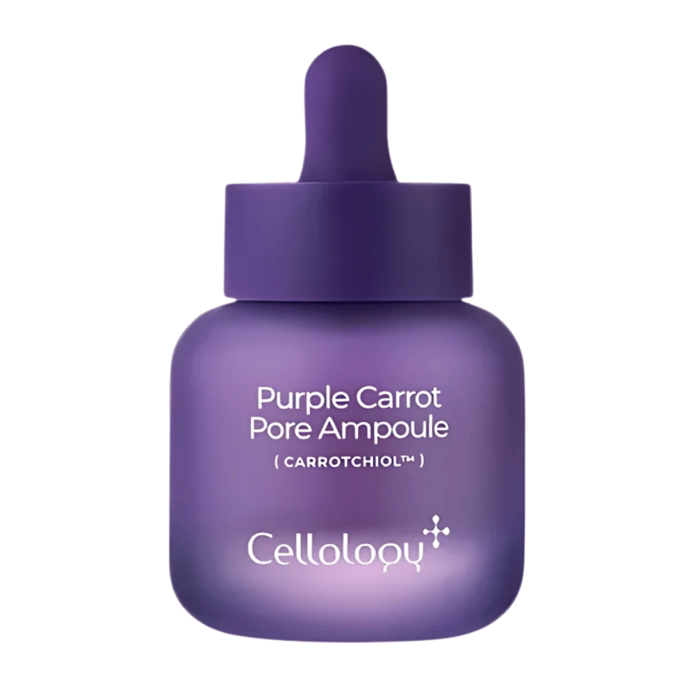 Cellology Purple Carrot Pore Ampoule Carrotchiolilla – korealainen ampulli huokosten hoitoon ja tasaisempaan ihon rakenteeseen.