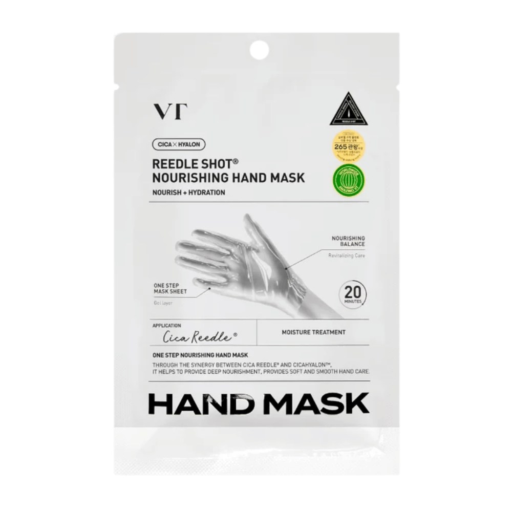 VT Cosmetics Reedle Shot Nourishing Hand Mask CICA Reedlellä ja hyaluronihapolla intensiiviseen käsienhoitoon