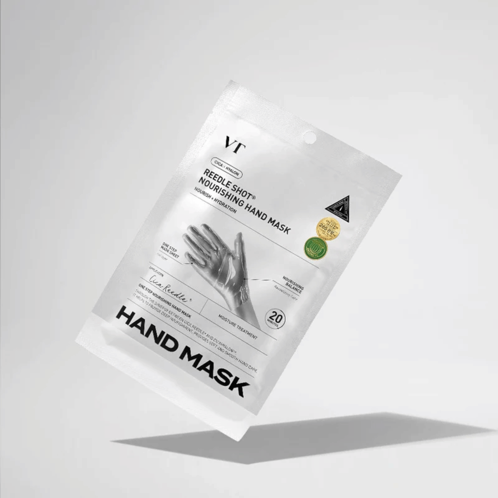 VT Cosmetics Reedle Shot Nourishing Hand Mask hoitava käsinaamio, joka pehmentää ja kosteuttaa ihoa