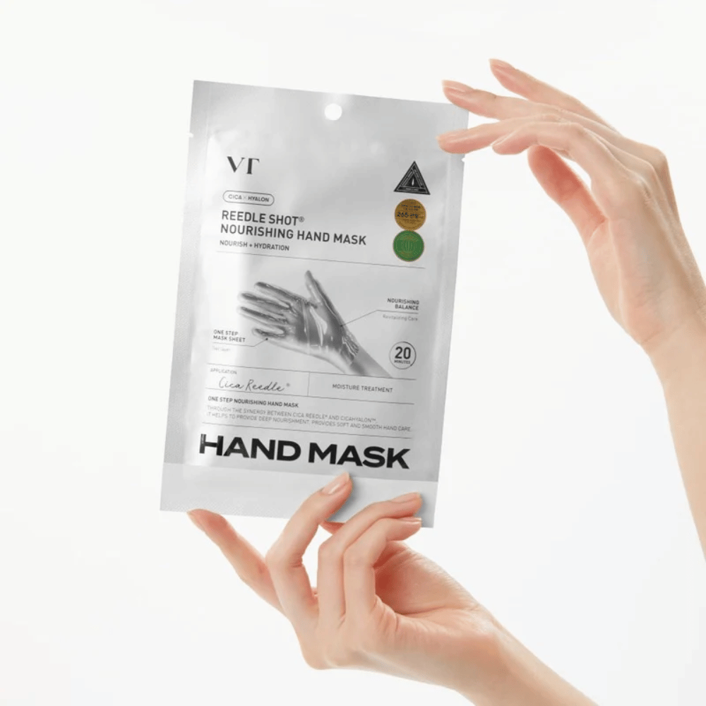 VT Cosmetics Reedle Shot Nourishing Hand Mask kosteuttava käsinaamio CICA:lla ja hyaluronilla kuiville käsille