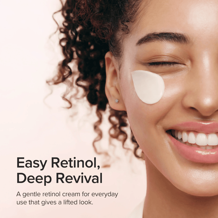 Kuva – lifestyle / tulos
Beauty of Joseon Revive Firming Moisturizer joka tekee ihosta kiinteämmän, vähentää hienoja juonteita ja antaa tasaisemman ja nuorekkaamman ulkonäön.