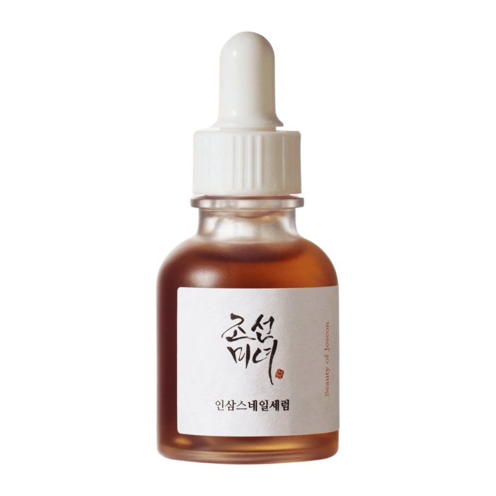 Beauty of Joseon Revive Serum Ginseng + Etanaliimavesi pipettipullossa – korealaista ihonhoitoa, joka vahvistaa ihon suojakerrosta ja vähentää hienoja juonteita.
