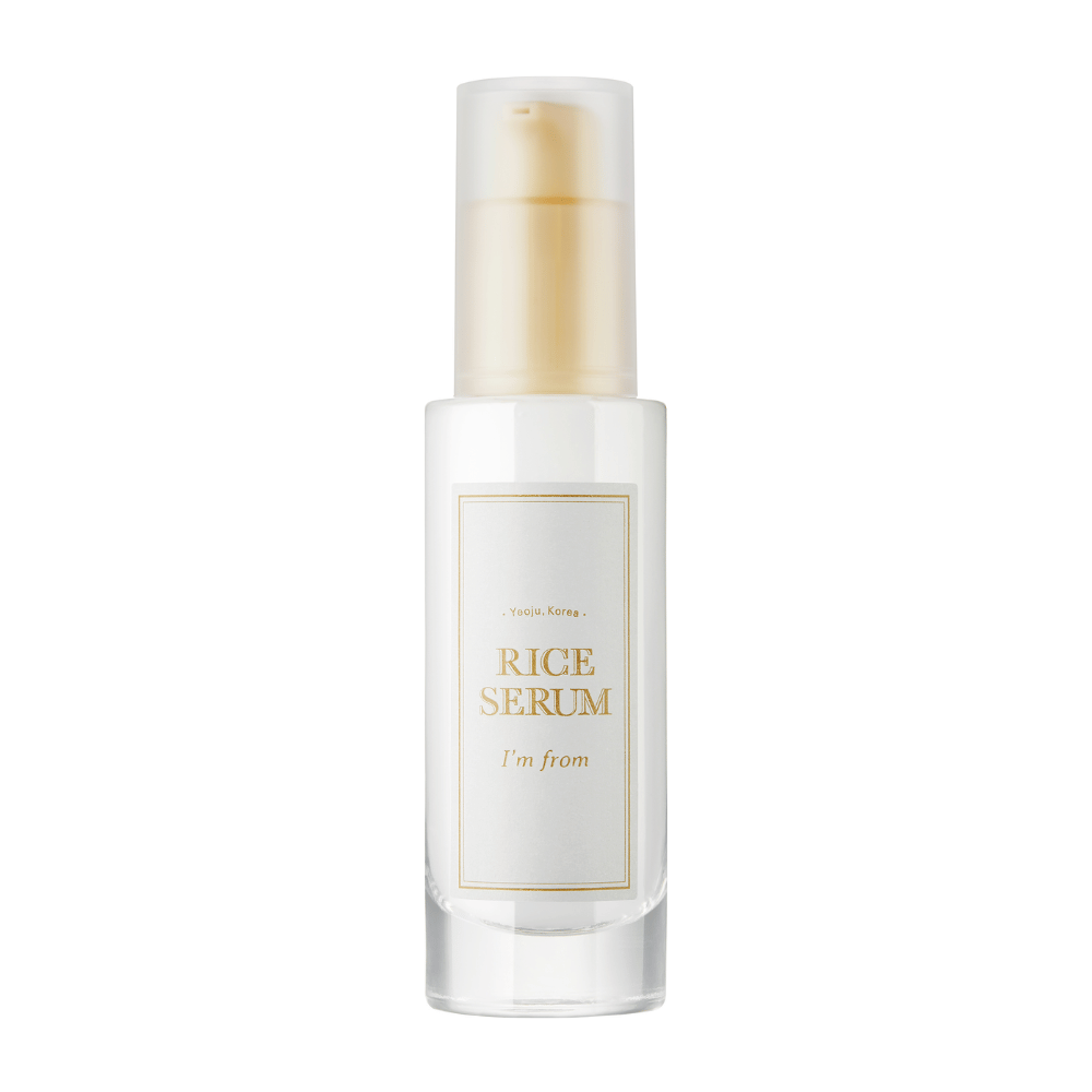 Pullo "I'm from" Rice Serum, ihonhoitoseerumi riisiuutteella.