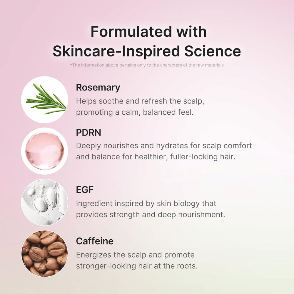 Medicube Rosemary PDRN Scalp Serum – rosmariinia, PDRN, EGF:ää ja kofeiinia päänahan hoitoon