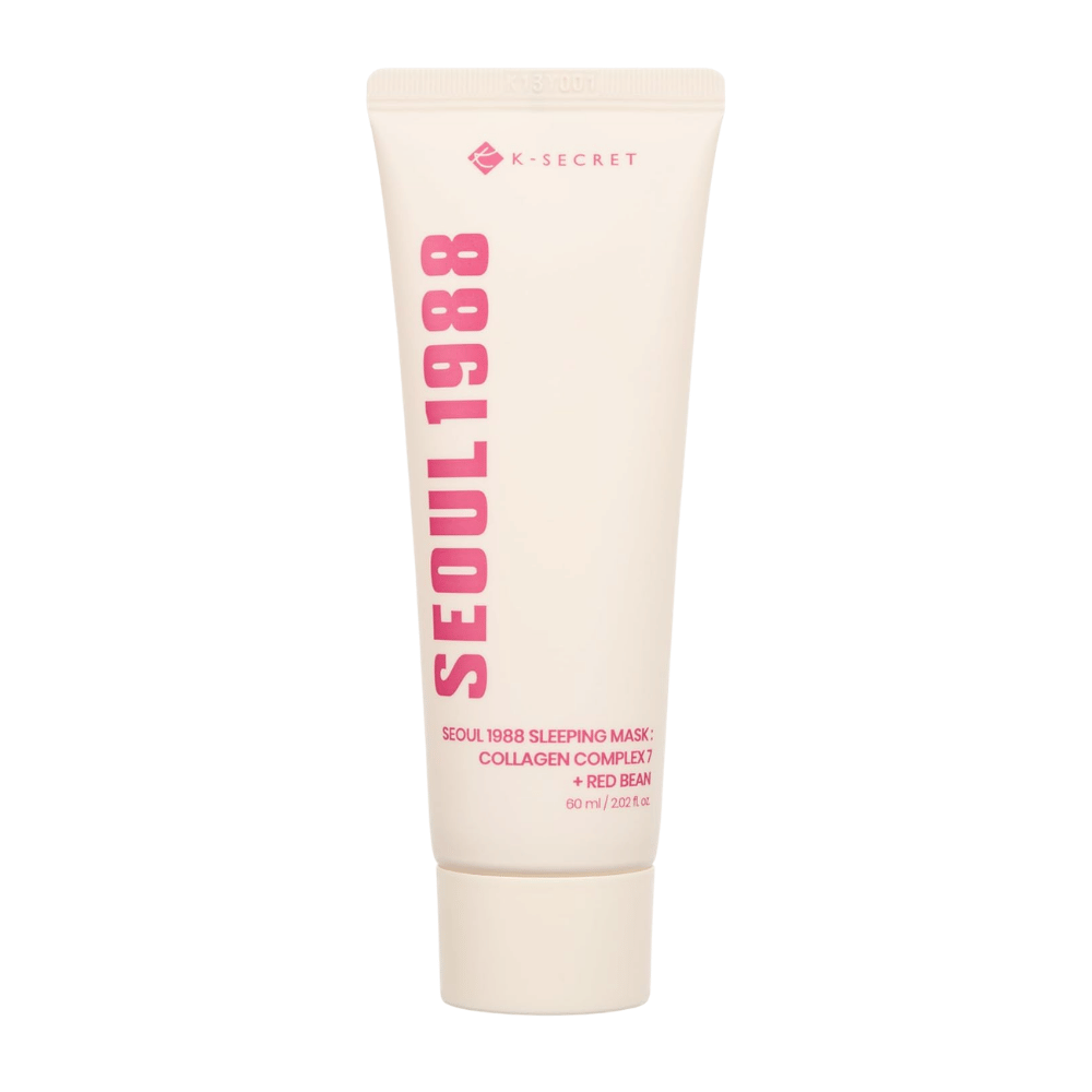 K-SECRET SEOUL 1988 Sleeping Mask Collagen Complex 7 + Red Bean 60 ml – kosteuttava yönaamio kollageenilla ja punapapuuutteella.