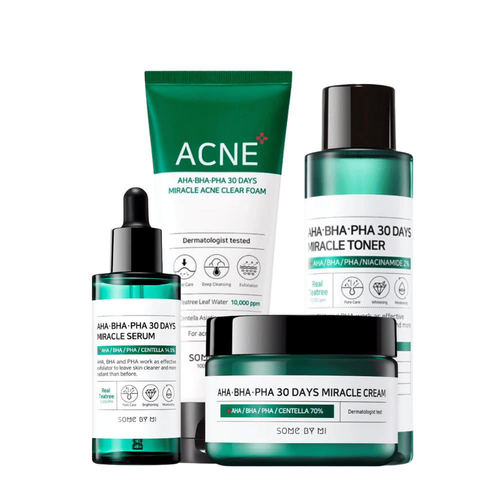 SOME BY MI Acne Treatment Starter Kit hyaluronihapolla.