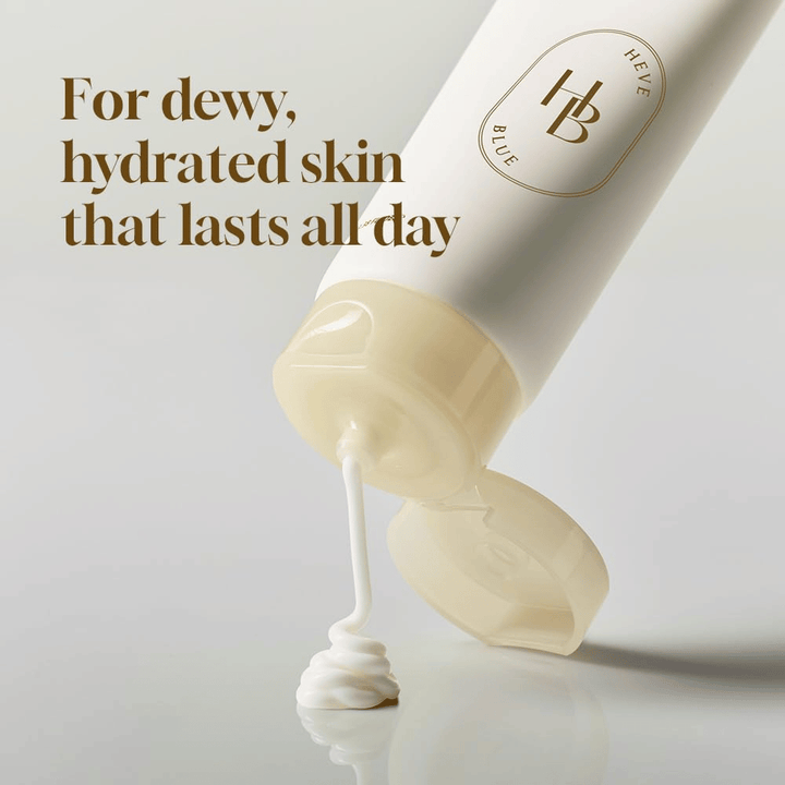 Salmon Caring Centella Cream PDRN 5000ppm, joka puristetaan ulos tuubista – kosteuttava kasvovoide kasteiselle ja pitkäkestoisesti kosteutetulle iholle.