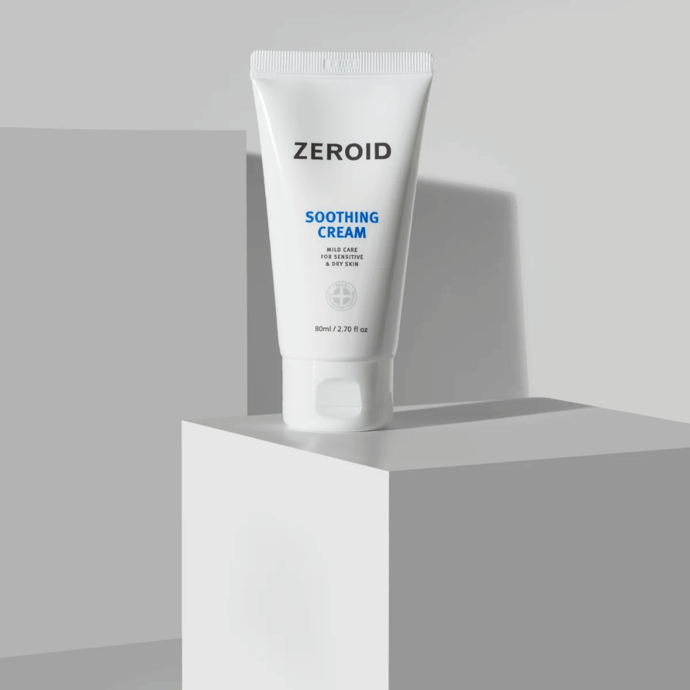 ZEROID Soothing Cream 80 ml korokkeella päivittäiseen kosteutukseen kuivalle ja herkälle iholle