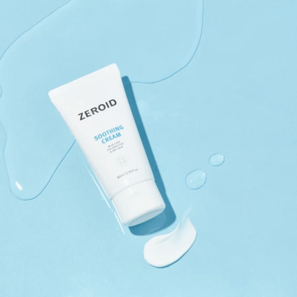ZEROID Soothing Cream rauhoittavalla ja kosteuttavalla koostumuksella herkälle ja kuivalle iholle