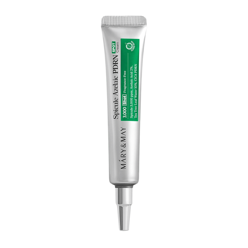 Mary&May Spicule Azelaic PDRN Spot Cream – tuotekuva atselaiinihappoa ja PDRN sisältävästä täsmävoiteesta
