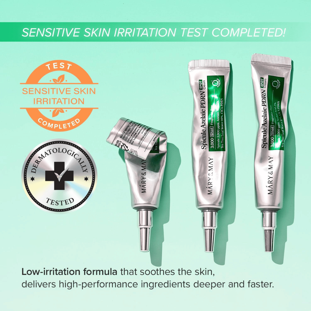 Mary&May Spicule Azelaic PDRN Spot Cream – dermatologisesti testattu täsmävoide herkälle iholle