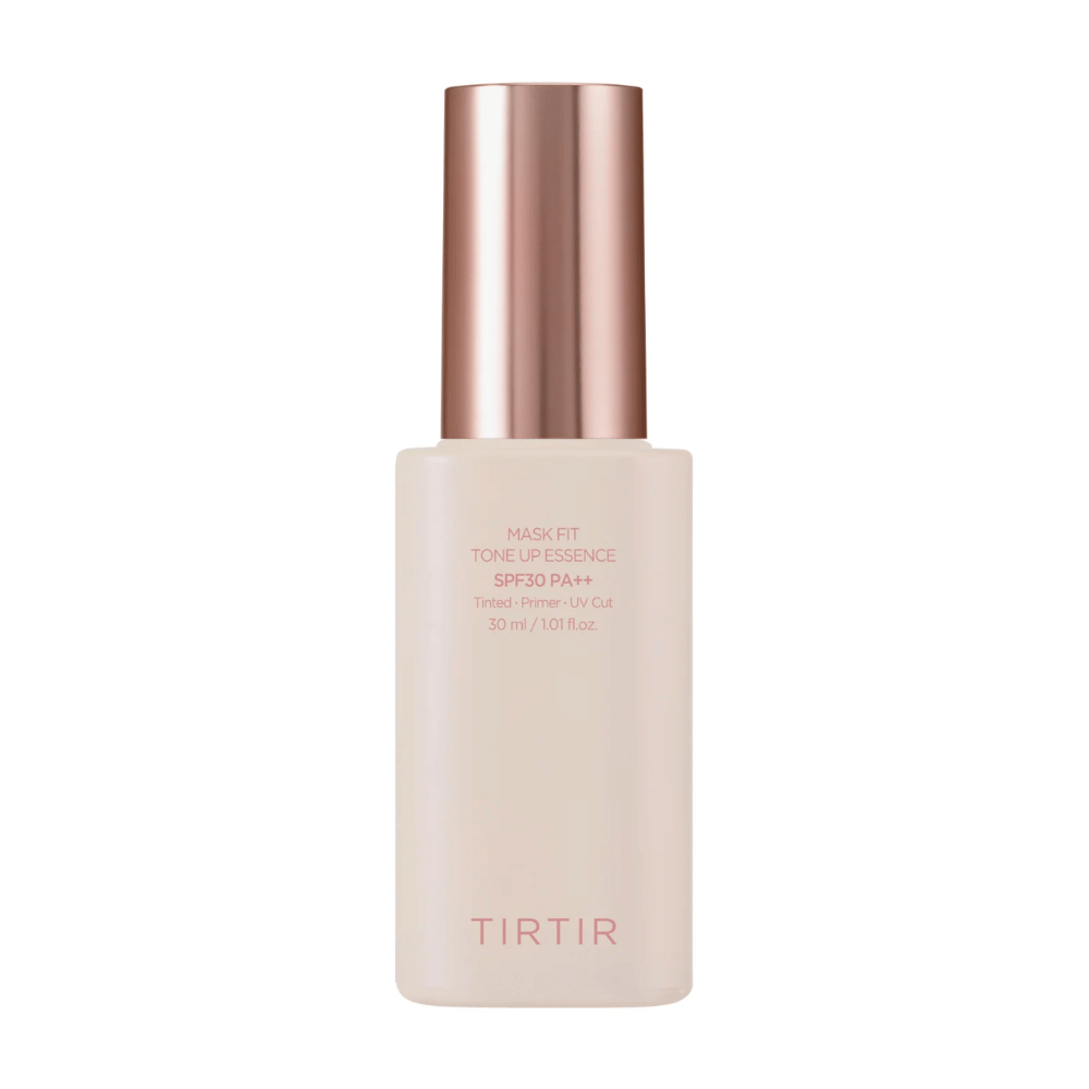 Tuotekuva "TIRTIR MASK FIT TONE UP ESSENCE" SPF30 PA++:lla, sävytetty primer joka suojaa UV-säteilyltä. Sisältö: 30 ml.