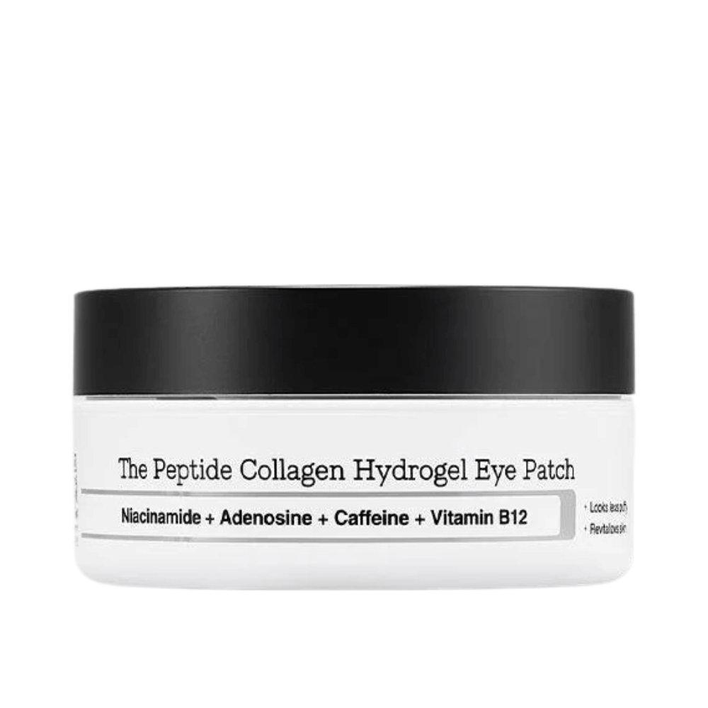 Tuotekuva COSRX Peptide Collagen Hydrogel Eye Patch – silmänympärysnaamio peptideillä ja B12-vitamiinilla hehkua ja kiinteyttä varten.