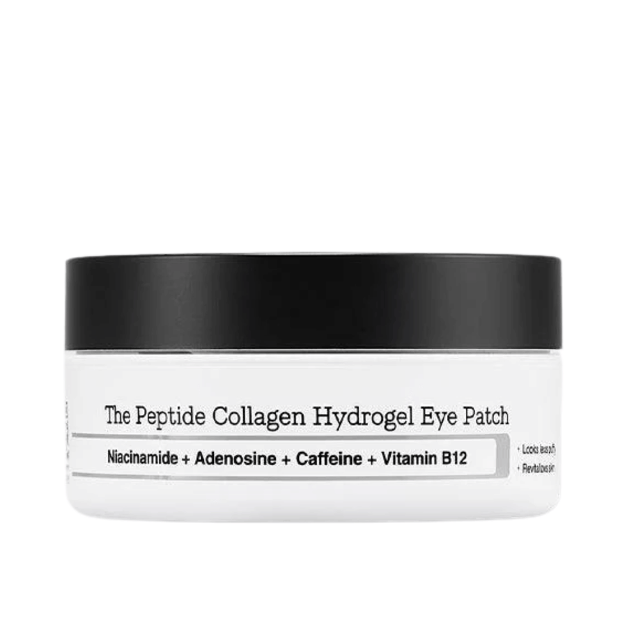 Tuotekuva COSRX Peptide Collagen Hydrogel Eye Patch – silmänympärysnaamio peptideillä ja B12-vitamiinilla hehkua ja kiinteyttä varten.