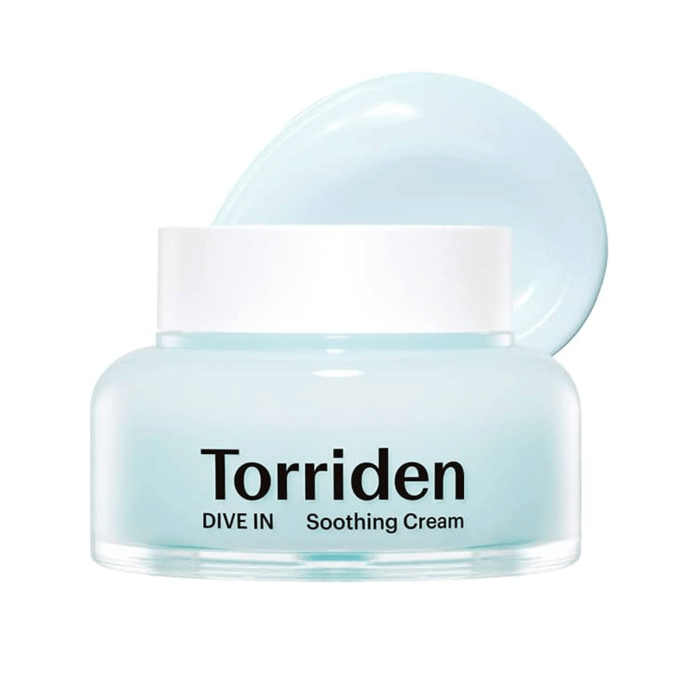 DIVE-IN Low Molecular Hyaluronic Acid Soothing Cream 100ml, Torriden:stä, antaa pitkäkestoista kosteutusta iholle, estää kuivumista ja säilyttää sen luonnollisen kosteustasapainon.