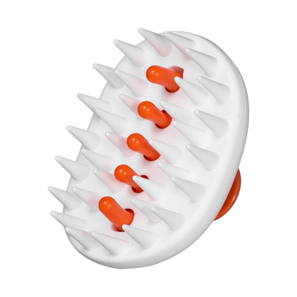 LILYEVE Two-Way Gua Sha Brush pehmeillä silikonipiikeillä hiuspohjan hierontaan ja puhdistukseen