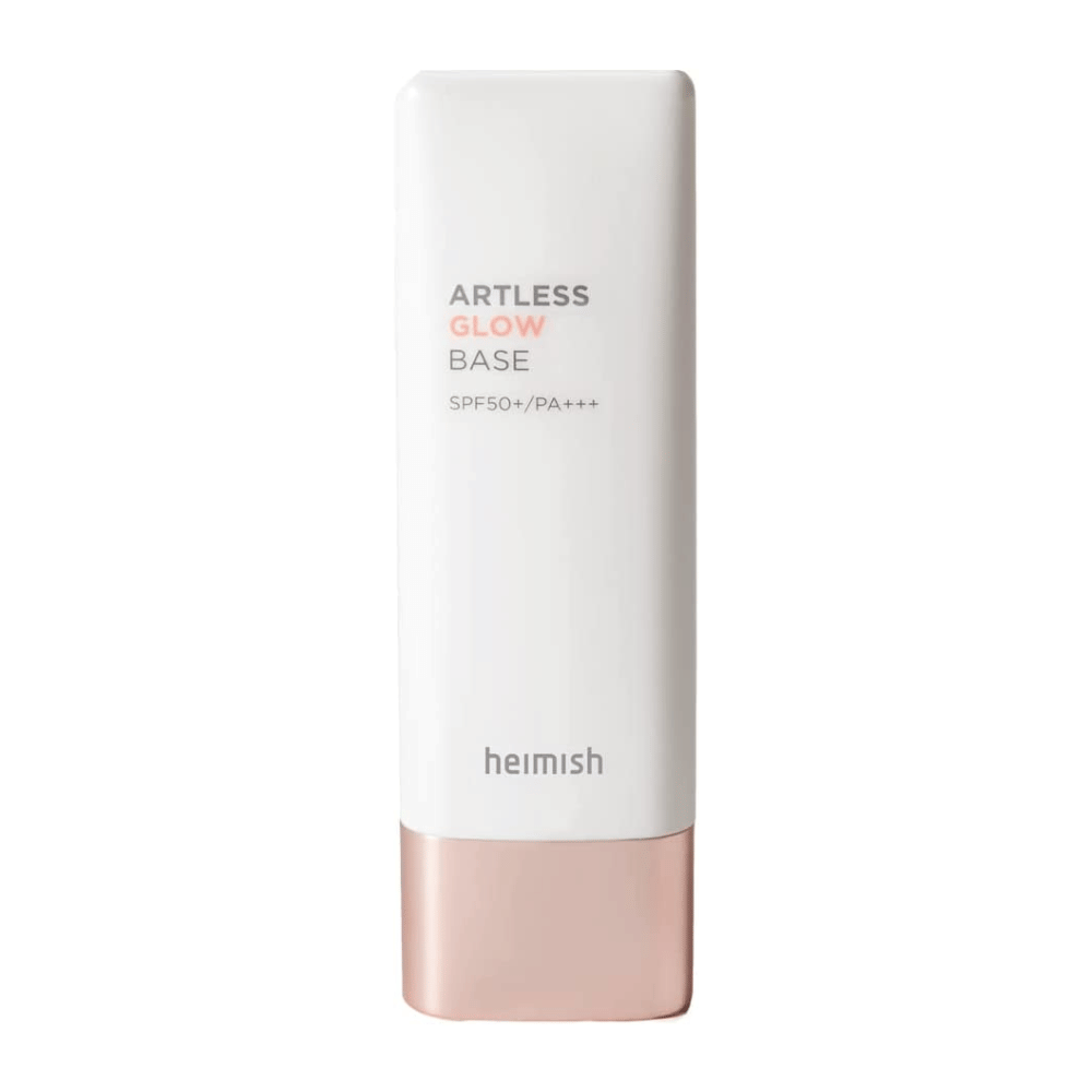 Kiiltävä tuubi heimish Artless Glow Base SPF 50+ PA+++ 40ml.