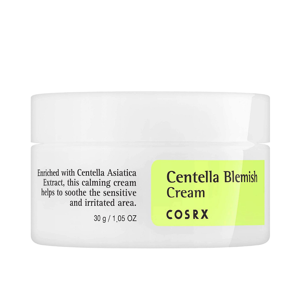 COSRX Centella Blemish Cream 30ml, täydellinen aknealttiille iholle.