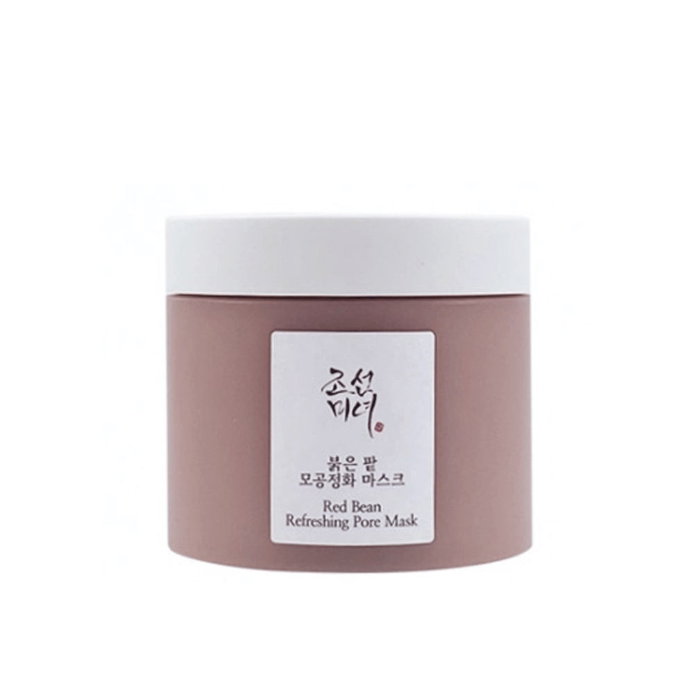 Purkillinen Beauty of Joseon Red Bean Refreshing Pore Mask 140ml valkoisella taustalla.