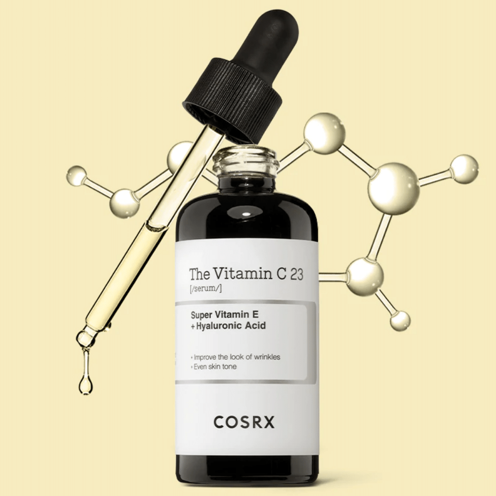 Vitamin C 23 Serum 20g COSRX auttaa hyperpigmentaatiossa.
