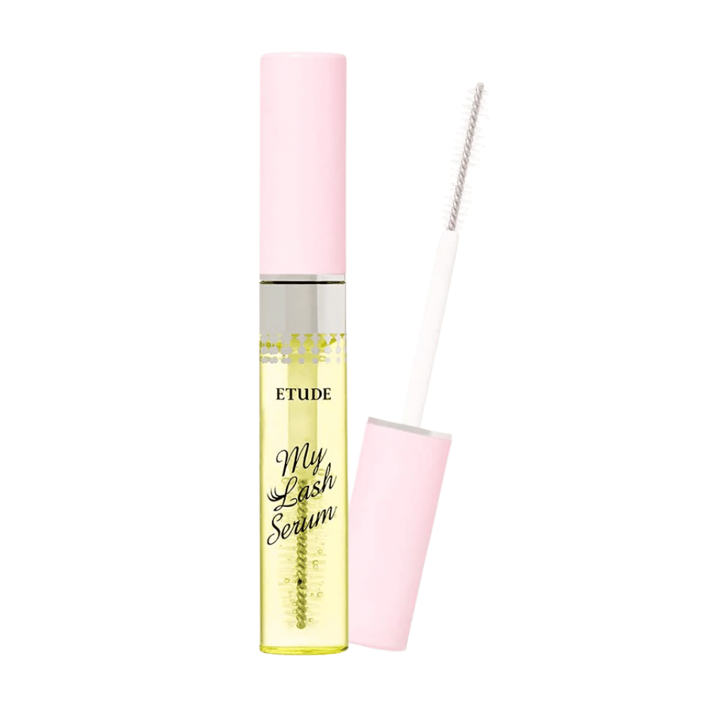 Yksi pullo ETUDE's My Lash Serum 9g vaaleanpunaisella korkilla.
