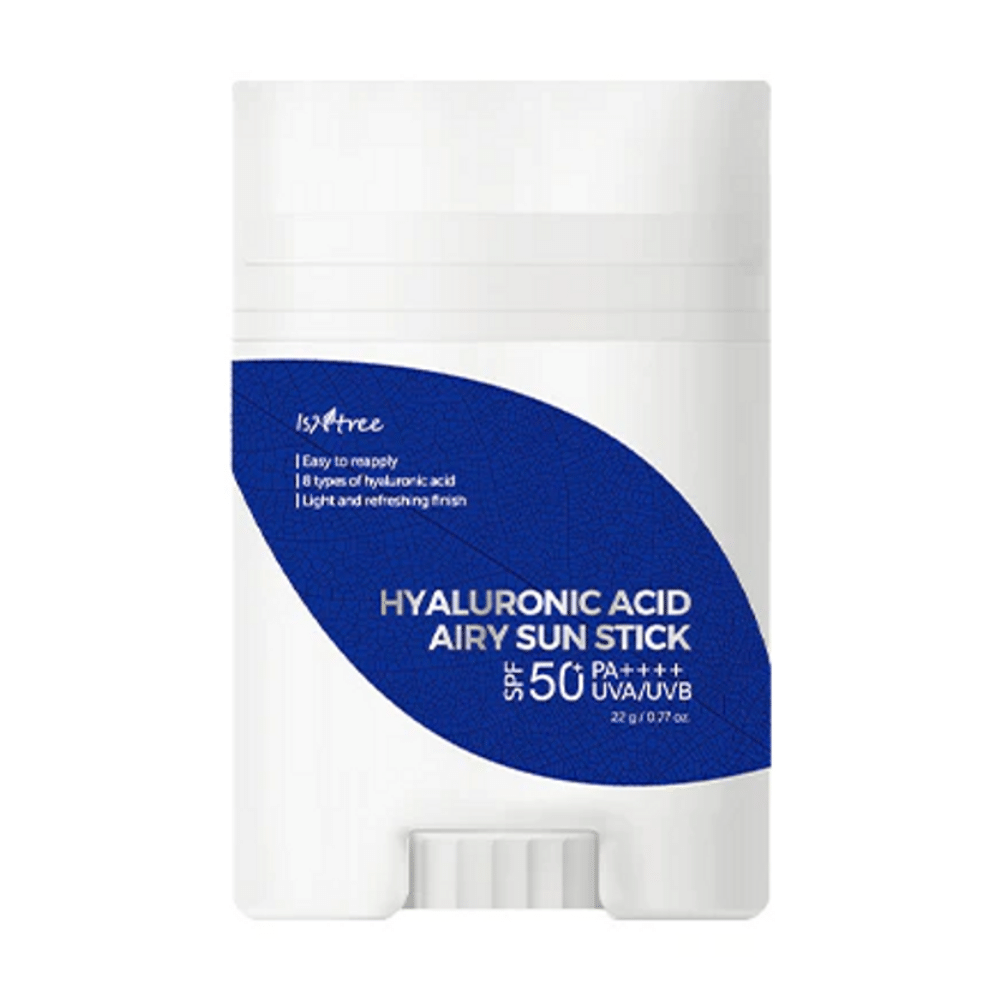 Isntrees Hyaluronic Acid Airy Sun Stick 22g ja SPF 50+.