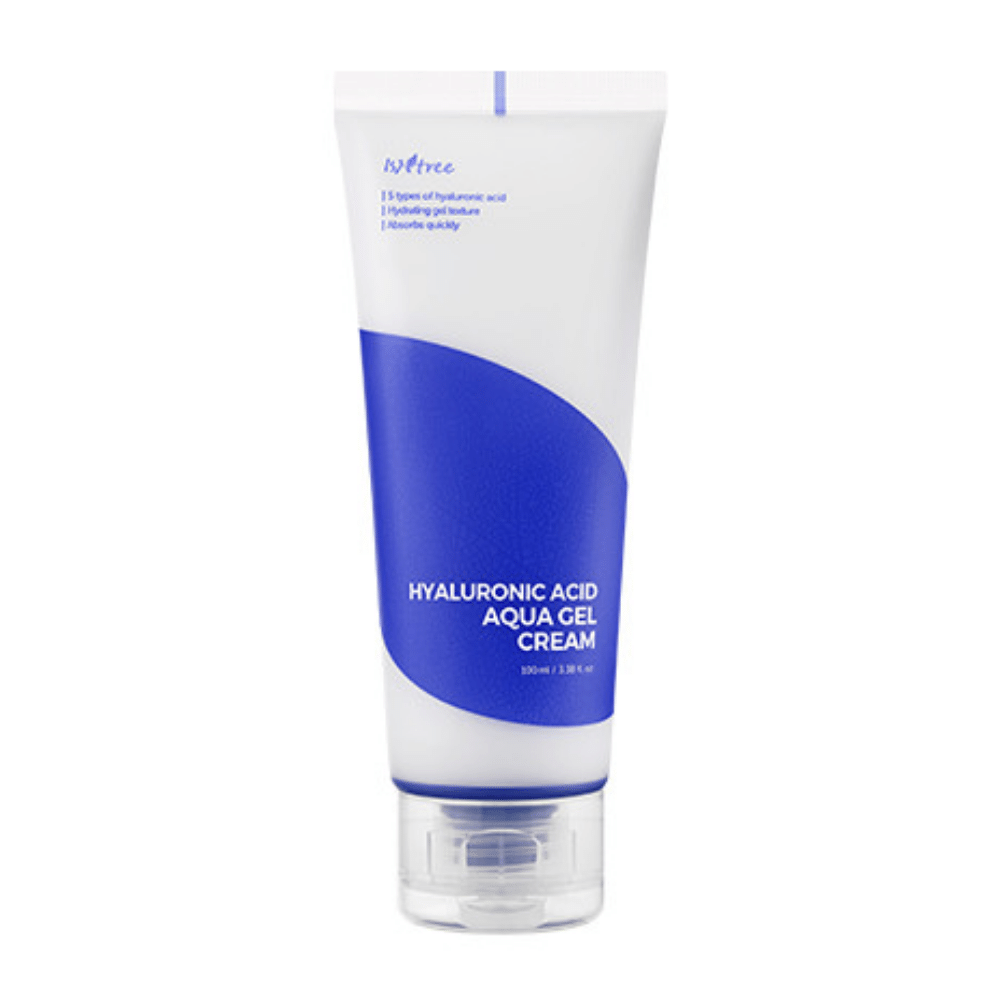 100 ml:n tuubi Hyaluronic Acid Aqua Gel Cream Isntree kasvojen kosteutukseen.